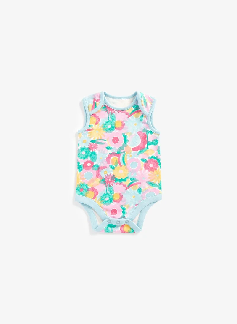 mothercare Daisy Bodysuits - 5 Pack