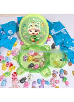 Little Turtle Pair Touch Luminous Color Little Turtle Toy Little Turtle Luminous Blind Bag Primary School Student Toy Big Turtle-Color:Type B Year Of The Snake [25cm] Candy Turtle/green