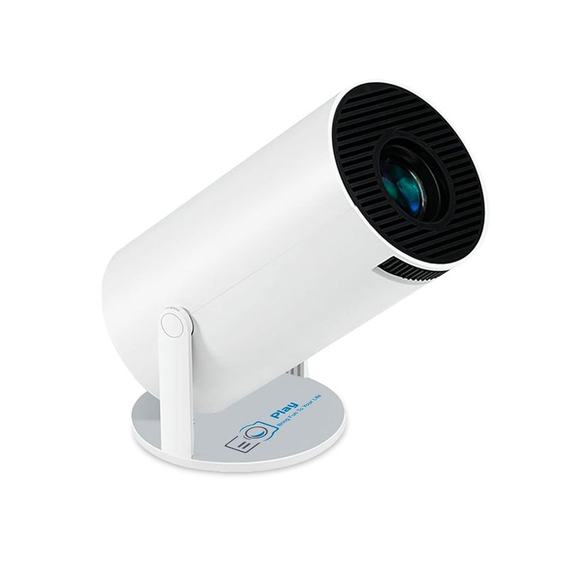 PLAY بروجيكتور محمول جديد بدقة 4K 2K Full HD مع دوران 180 درجة، أندرويد 13، 5000 لومن مع مكبرات صوت مدمجة، واي فاي وبلوتوث - Image 1