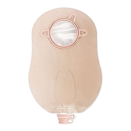 Hollister 18922 New Image 2-Piece 9” Urostomy Pouch, Pack of 10 with 2 Adapters, Ultra-Clear, 1-3/4” Flange Size, Green Color Code - Image 2