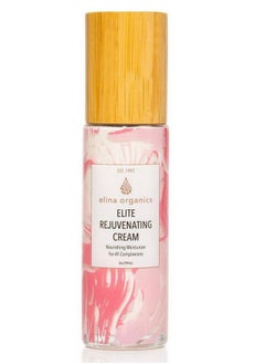 Elite Rejuvenating Cream 2Oz Face Moisturizer Nourishing All Natural Handmade Organic Rejuvenating Copper Peptides Vegan Hyaluronic Acid Vitamin C Antiaging Face Cream