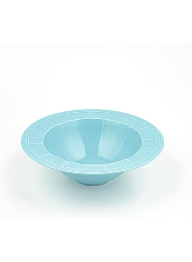 Rosa By Fathy Mahmoud Water Wheel Soup Bowl, Light Blue 12cm