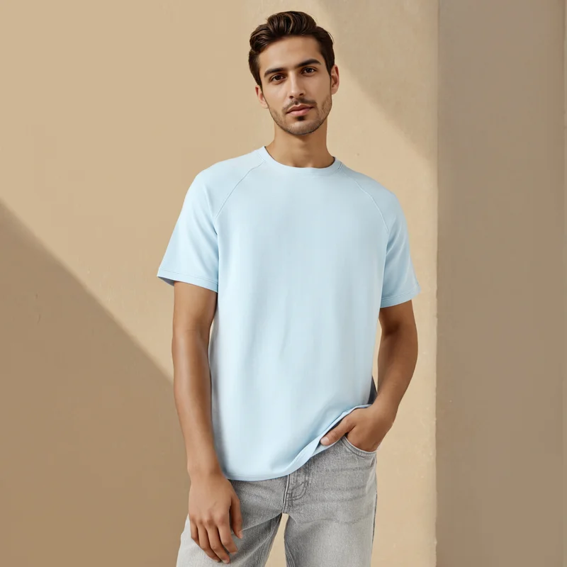 سبلاش فيڤ Textured Raglan Sleeves T-shirt