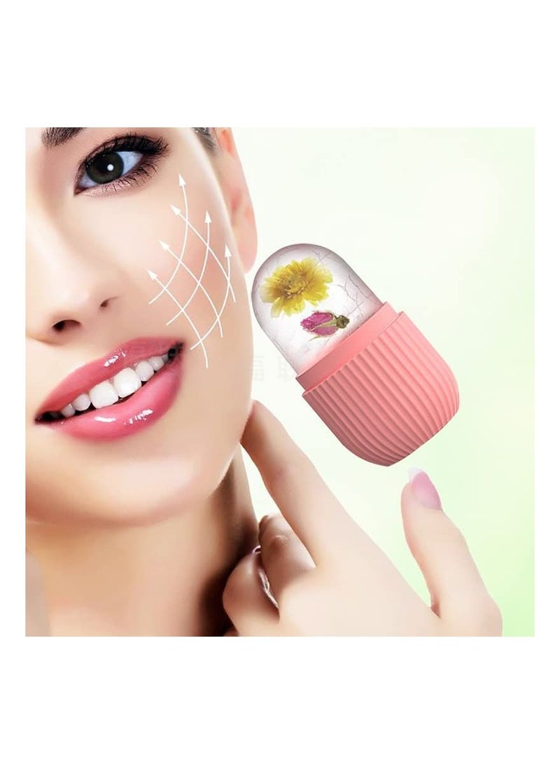 Generic NOG Ice Roller For Face, Beauty Facial Massage Ice Roller, Glow Cube Ice Roller for Face, Skin Care Tools for Eye Wrinkles, Acne Puffiness Relief (Multicolor)  - Image 3