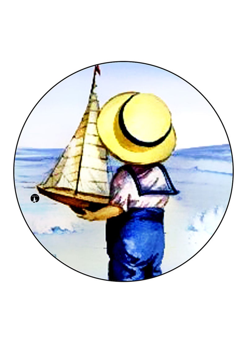 RKN Vintage Art Printed Mouse Pad  Multicolour