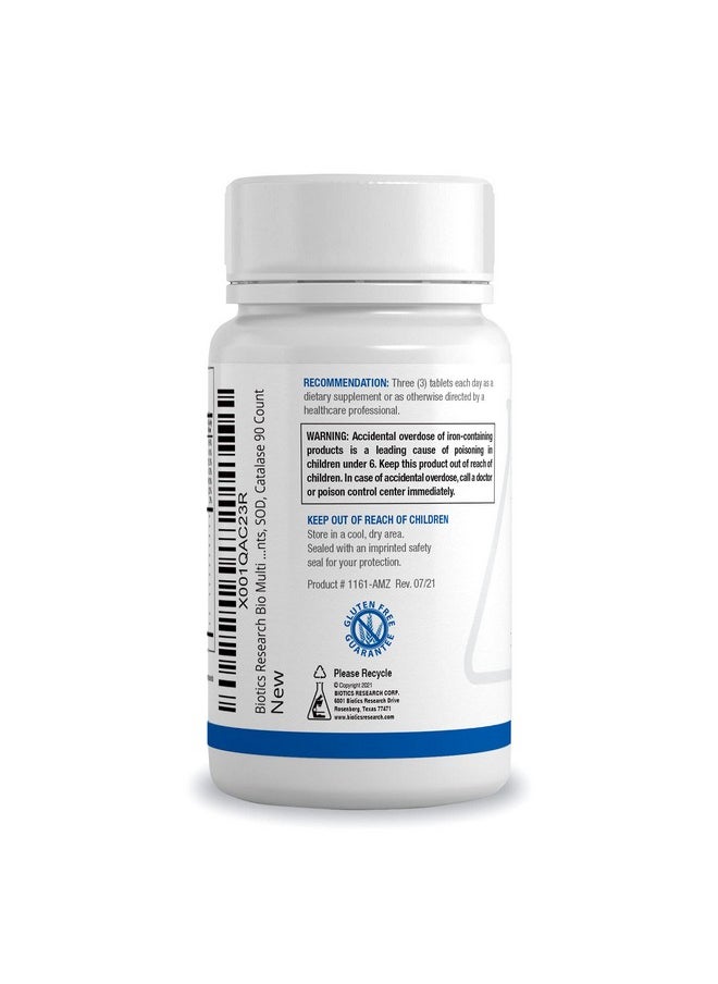 BIOTICS Research Biomulti Plus 90 Tablets  - Image 4