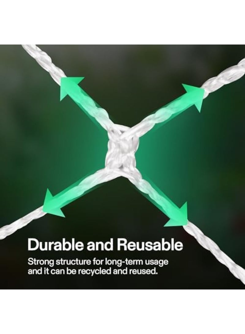 Barakah Garden Plant Trellis Netting for Climbing Vines, Durable Polyester Plant Support Mesh, Reusable Growing Fence Barrier for Vegetables, Flower, Ideal for Home Garden & Greenhouse - Image 5