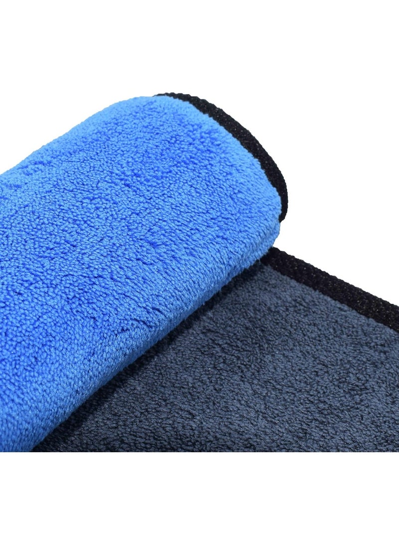 Microfibre Car Cleaning Cloths 3 Pack, 500 GSM High Density Polishing Towels, Super Absorbent Soft Microfiber Cloth for Car Motorcycle Washing Drying Paint Care Polishing, 30×30cm - Image 3