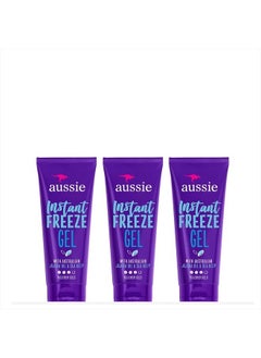 Instant Freeze Sculpting Maximum Hold Hair Gel with Jojoba Oil, Sea Kelp and Australian Aloe, 7 Oz (Triple Pack)
