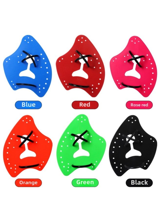 Generic Axe Webbed Swimming Paddle Professional Freestyle Training Special Equipment Portable Wholesale-Color:L Size Red - Image 4