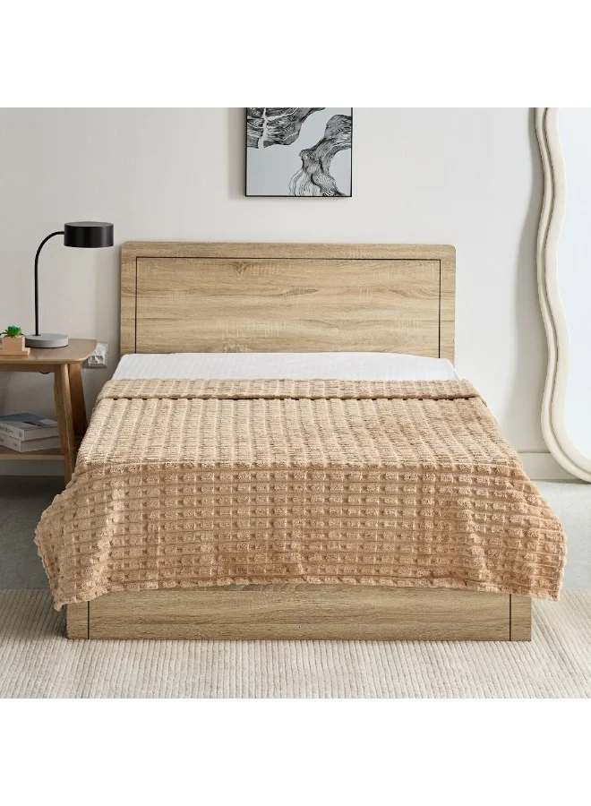 Home Box Delft Jacquard Flannel Twin Blanket 200 x 150 cm