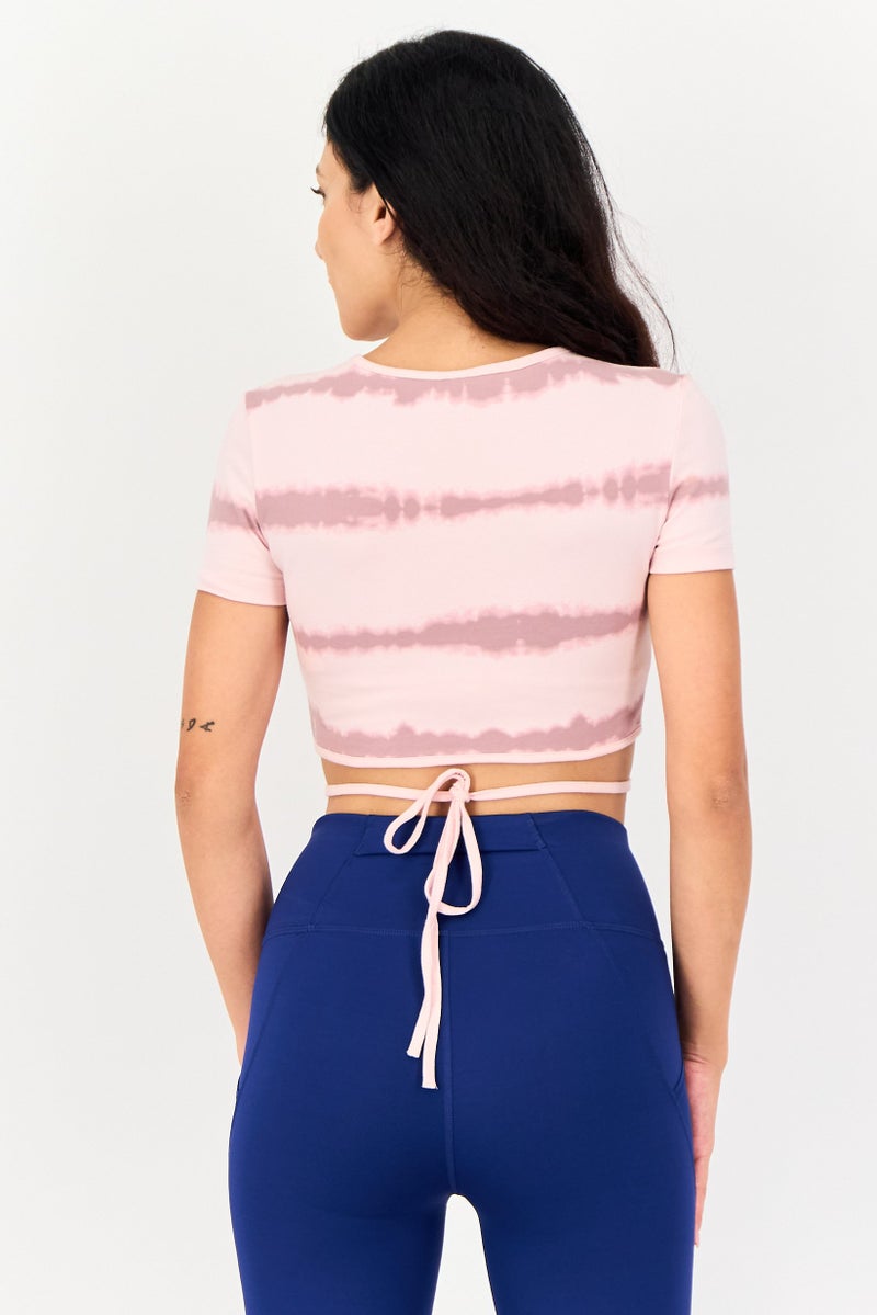 PUMA Women Sportswear Fit Short Sleeve Outdoor Top, Multicolor - Image 4