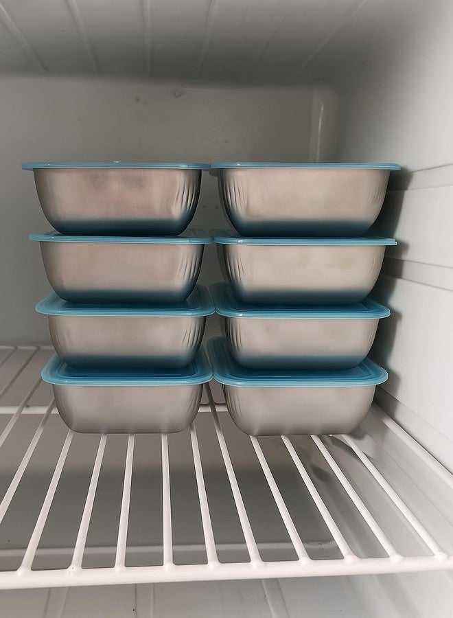 ZUBAT 6 Pack Airtight Food Storage Containers with Leakproof Lids, Reusable Stackable Meal Prep Boxes for Lunch, Snacks, Fresh Fruit, Leftovers, Travel, Freezer Safe and Easy to Clean Containers - Image 4