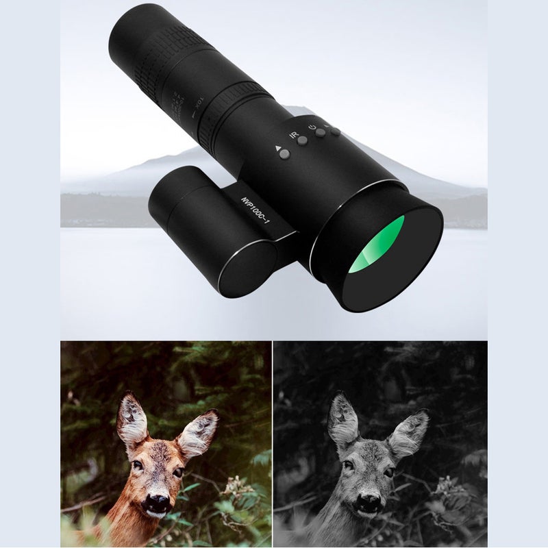 Portable Monocular Crossing Cursor Night-Visions Sight Device Day Night Use 1.54inch Display 350M Effective Viewing Distance Photo Taking Video Recording Infrared Digital Vedio Camera for Outdoor - Image 3