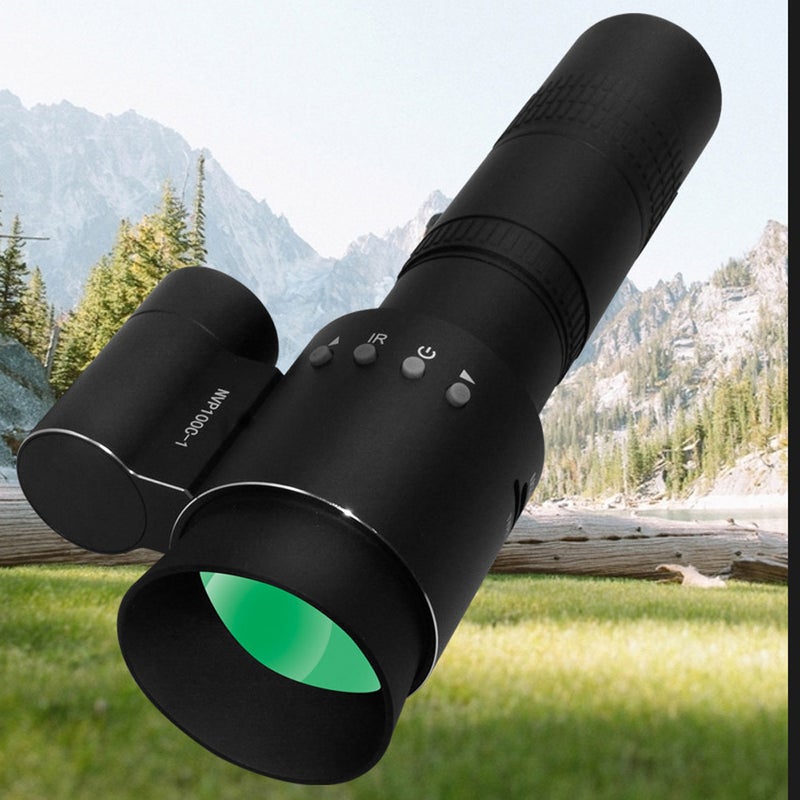 Portable Monocular Crossing Cursor Night-Visions Sight Device Day Night Use 1.54inch Display 350M Effective Viewing Distance Photo Taking Video Recording Infrared Digital Vedio Camera for Outdoor - Image 4