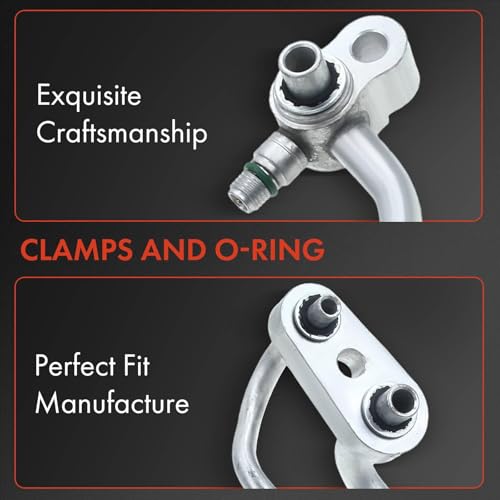 A-Premium A/C Suction and Discharge Hose Assembly Compatible with Chevrolet Sonic 2013-2018, 1.4L, Turbocharged - Image 3