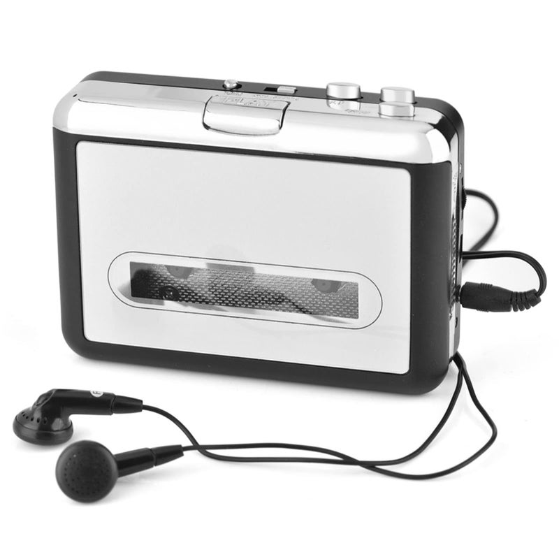 USB Cassette Tape to MP3 Converter Audio Capture Player with Headphones - Image 2