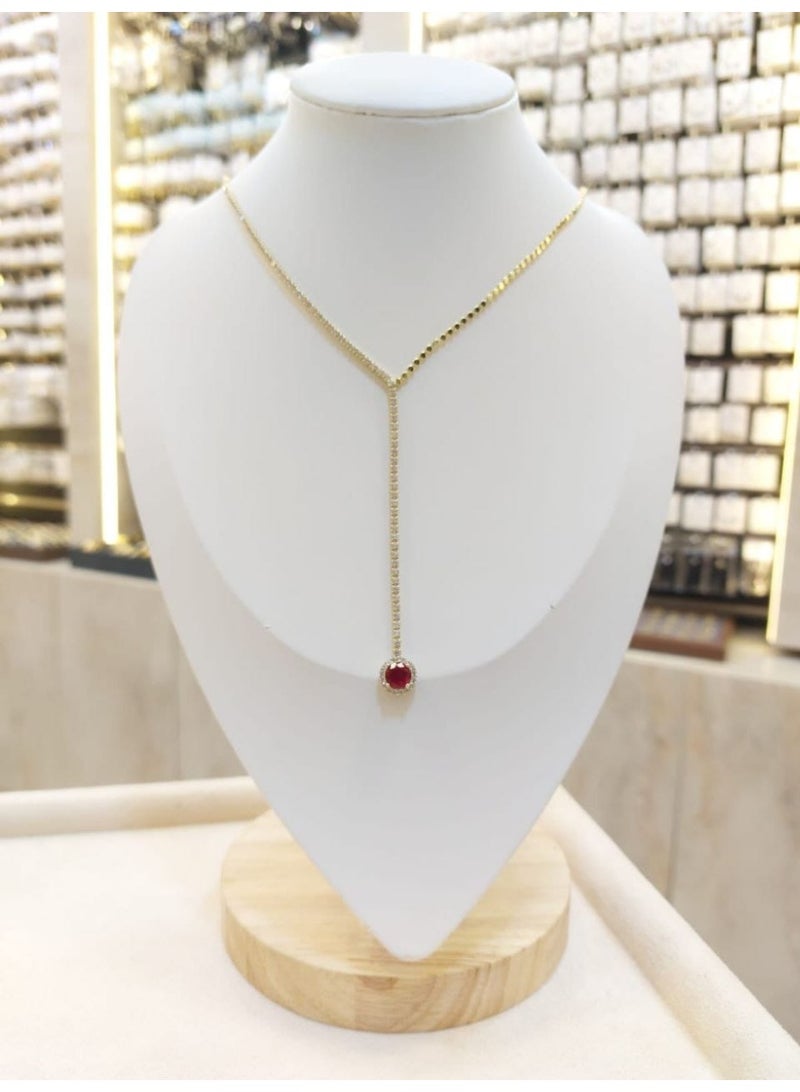 سلسلة نسائية بتصميم أنيق لون ذهبى – إكسسوار مناسب للاستخدام اليومي - Image 1