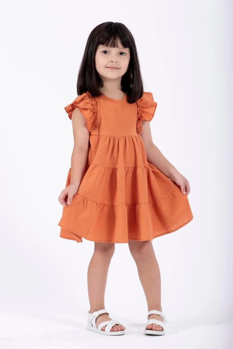 Zepkids Tiered Ruffle Dress