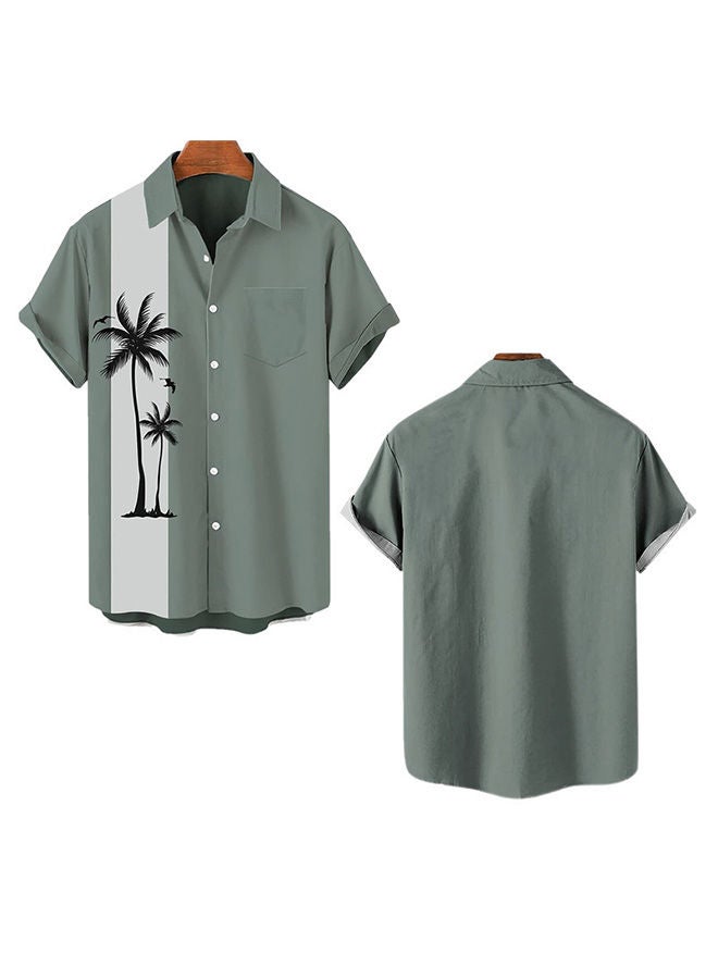 Men's Summer Printed Short Sleeve Shirt - Image 1