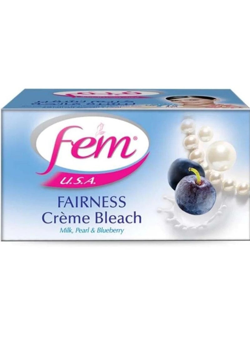 fem Pearl & Blueberry Fairness Cream Bleach 50g - Image 1