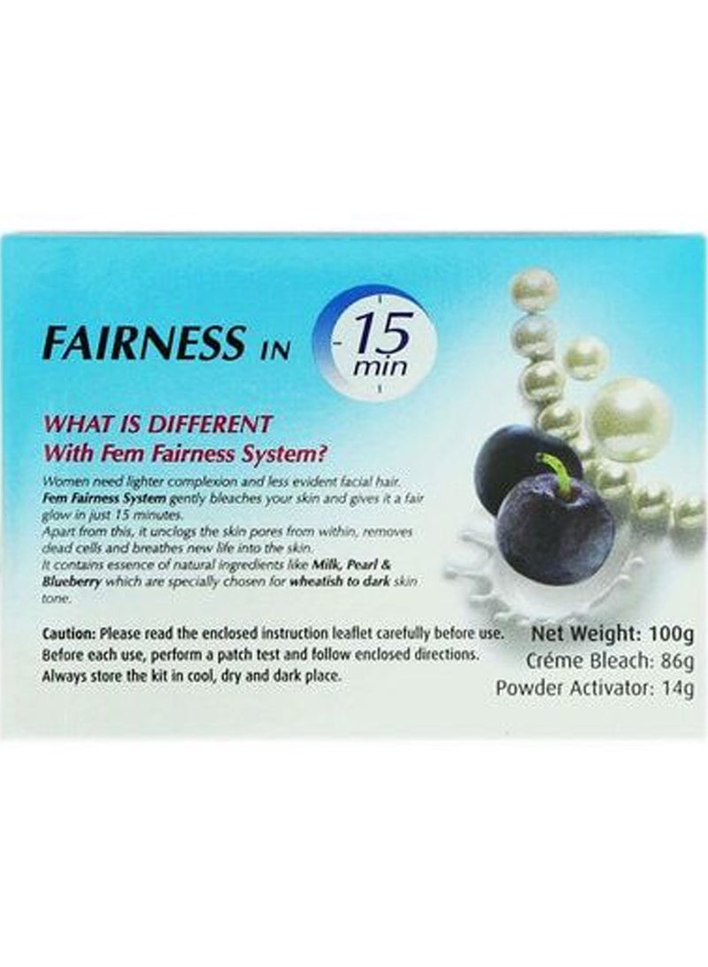 fem Pearl & Blueberry Fairness Cream Bleach 50g - Image 3