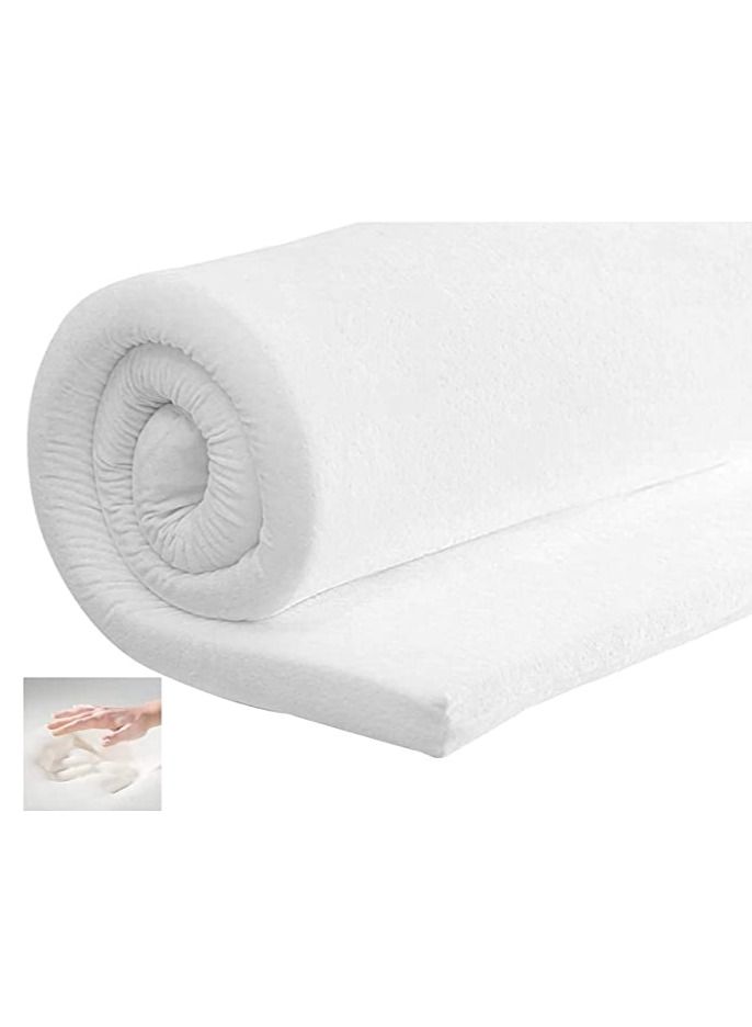 سلشا Premium Memory Foam (Harmony Visco Elastic) مفرش علوي مع غطاء مخملي فاخر قابل للإزالة - Image 2