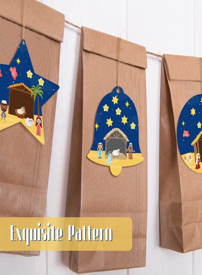 Yinder 18 Set Make a Nativity Scene Sticker Funny Christmas Crafts for Kids Jesus Stickers Nativity Scene Religious Stickers Build Your Own Christmas Crafts for Party Classroom Activity Favors - Image 4