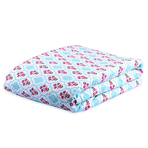 Wakefit Dohar Double Bed | 100% Cotton Blanket for Double Size Bed, Quilt | 110 GSM | Reverisible AC Blanket | 90x82 Inches - Panag Pink - Image 1