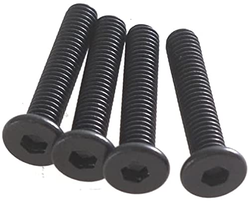 3DINNOVATIONS M5x25mm Low Carbon Steel CNC Low Profile Screws DIY Flat Head Low Profile Hex Socket Machine Screws Fully Thread Pack of 25 (M5 X 25) - Image 3