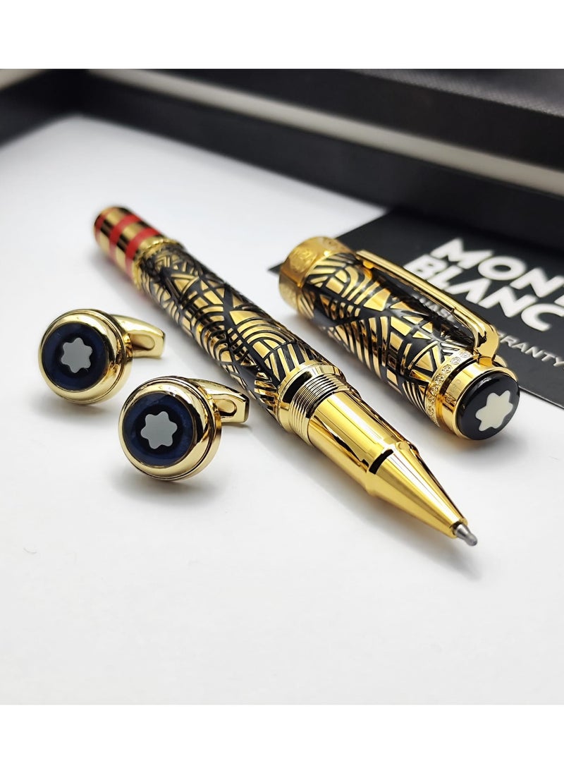 Mont Blanc Mont Blanc pen and cufflink Estelle Estelle New latest version Mont Blanc 