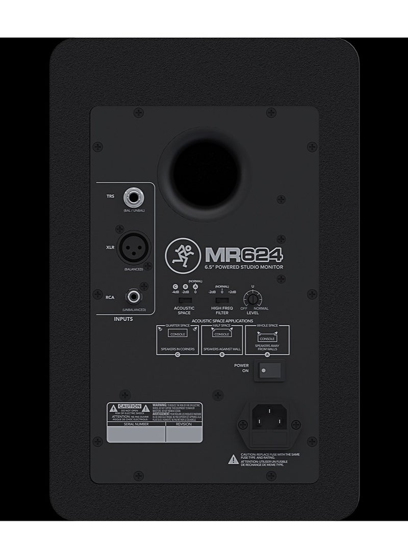 Mackie MACKIE MR624 Powered 6.5" Studio Monitor  - Image 4