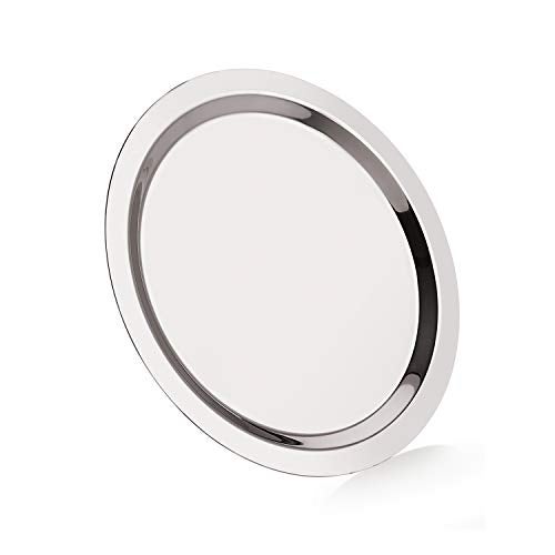 Neelam Stainless Steel 10, 22 Gauge, Tope Cover/Ciba/Lid/Cheeba/Dhakan, 17.5 cm, Set of 4, Multipurpose, Round Steel Lid, Silver - Image 3