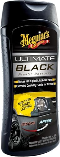 Meguiar's ميغوايرز G15812EU مرمم البلاستيك الأسود النهائي 355 مل قد يختلف التعبئة - Image 1