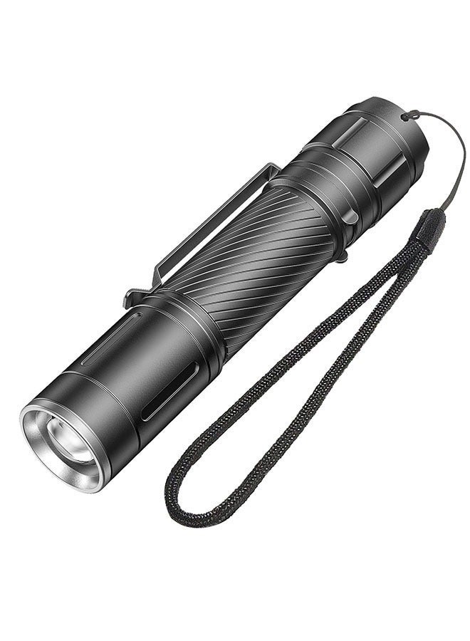 general Mini LED Flashlight, Rechargeable EDC Flashlight, 1500 High Lumen Small Flashlight for Camping/Hiking/Daily Use,Black - Image 1
