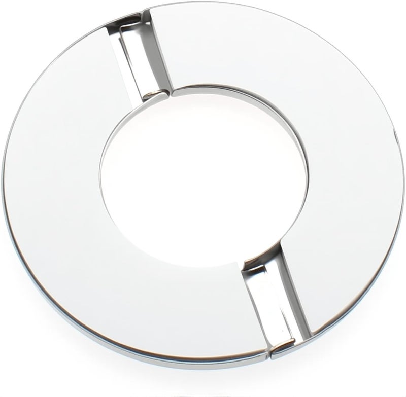 OZXNO 4.0" Stainless Steel Wall Split Flange 2pcs Split Decorative Escutcheon Self-Adhesive Wall-mounted Water Pipe Cover Accessories - Image 3