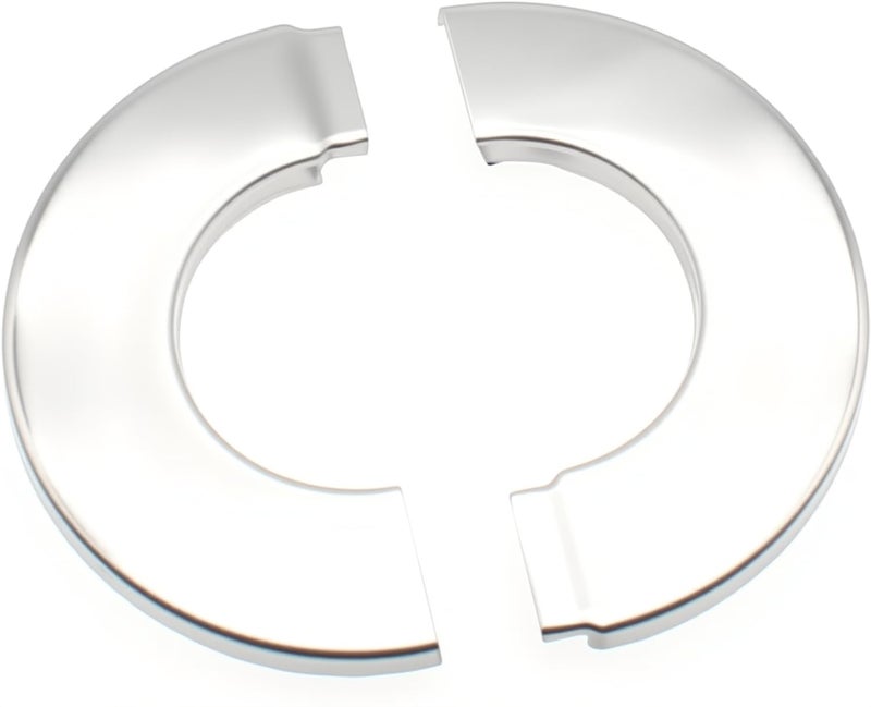 OZXNO 4.0" Stainless Steel Wall Split Flange 2pcs Split Decorative Escutcheon Self-Adhesive Wall-mounted Water Pipe Cover Accessories - Image 2
