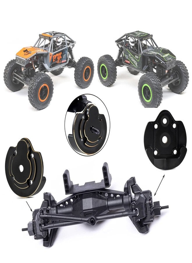 AMK 2pcs UTB18 Brass Axle Housing Covers Counter Weight for Axial RC Crawler 1/18 UTB18 Capra Unlimited Trail Buggy RTR Upgrade Part (2pcs UTB18 Brass Axle Housing Covers) - Image 3