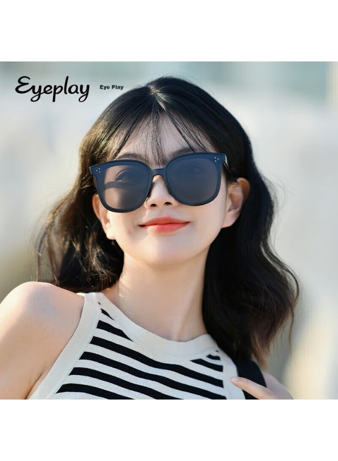 EYEPLAY Mexing نظارات شمسية للنساء، نظارات شمسية للحماية من الأشعة فوق البنفسجية للرجال، نظارات قيادة بإطار مربع ريترو 3040 - Image 1