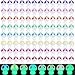 Queekay 50 Pcs Mini Resin Mushroom Luminous Tiny Mushroom Glow in The Dark Ornament for Dollhouse Garden Decoration DIY Craft Micro Landscape Aquarium Party Decor - Image 2