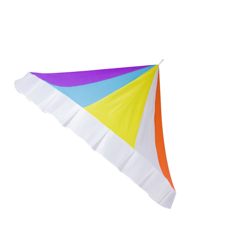 2pcs Bed Canopy Net Crib Gauze Curtain Tent Half-Round Dome Reading Corner Decor for Baby Girls Bedroom (1.5 Meter, Random Tassel) - Image 1
