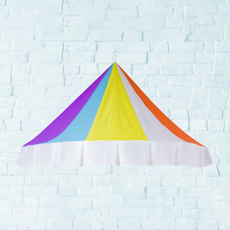 2pcs Bed Canopy Net Crib Gauze Curtain Tent Half-Round Dome Reading Corner Decor for Baby Girls Bedroom (1.5 Meter, Random Tassel) - Image 4
