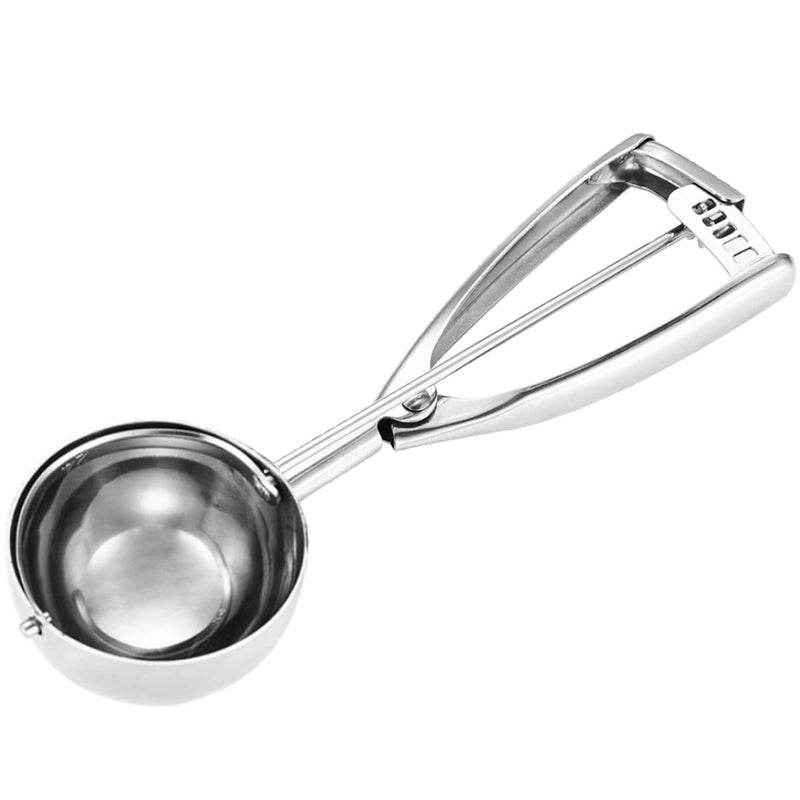 Fayomir Large Cookie Scoop 5.4 Tablespoon, Size #12 Cookie Dough Scoop, 2.7 OZ Cookie Scoops for Baking, Selected 18/8 Stainless Steel, for Making Cookies, Cupcake, Muffin, Melon Ball, Ice Cream - Image 1