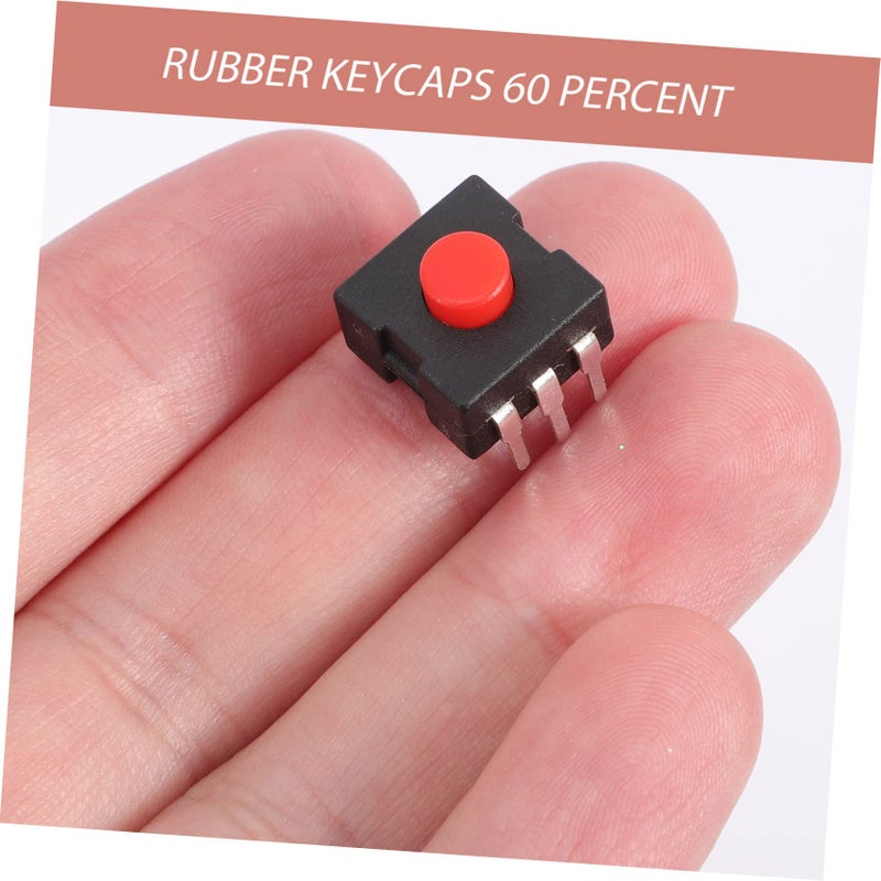 Assorted Color 100pcs 1 2x1cm Momentary Push Button Switch For DIY Lighting Projects - Image 4