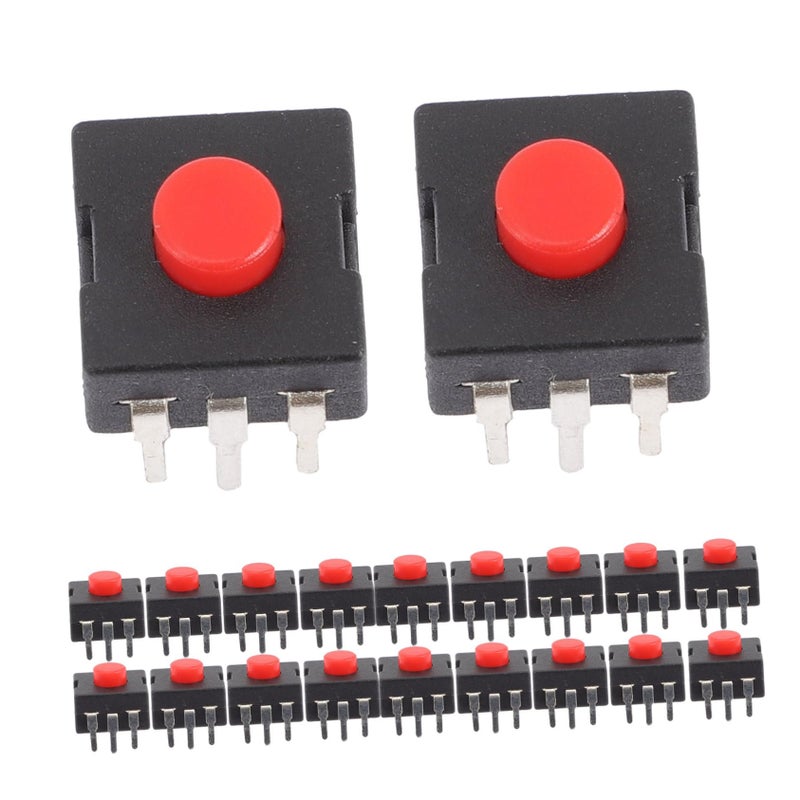 Assorted Color 100pcs 1 2x1cm Momentary Push Button Switch For DIY Lighting Projects - Image 5