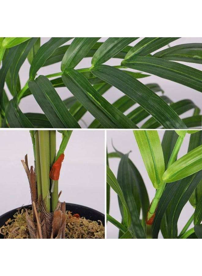Generic Nearly Natural Real Touch Artificial Chamaedorea Plant 70X70X120 Cm Green-Brown  - Image 1