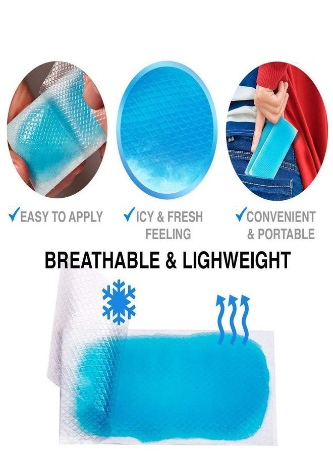 MANIBAM IMPEX Cooling Fever Patches, Cooling Relief Fever Reducer, Cooling Patches, Headache Pads for Fever Discomfort, Pain Relief, Soothing Migraine, Toothache, Fatigue, Sunstroke, Sprain(PACK OF 10PCS) - Image 3