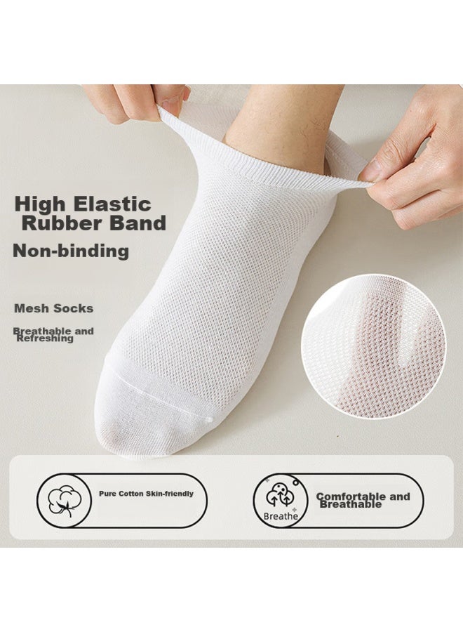 LANG SHA Langsha Men's Socks, Boat Socks, 10 Pairs, Spring And Summer Thin Style, Sweat-absorbing, Breathable, Short Socks, Low-cut Sports Socks, Shallow Mouth Socks - Image 5