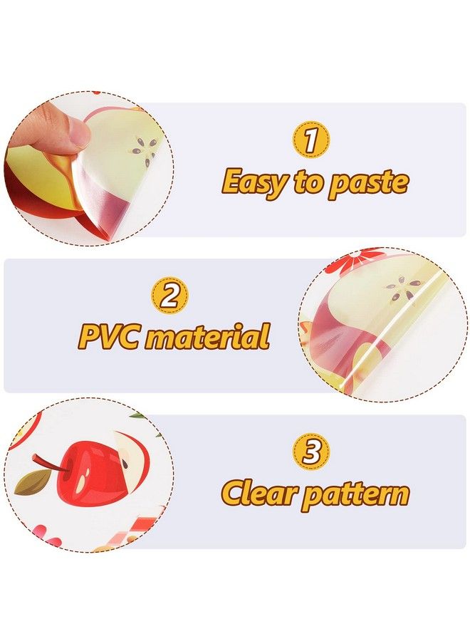 Chinco 9 Sheets Shana Tova Window Clings Rosh Hashanah Window Stickers Jewish New Year Window Decals Honey Pomegranate Flowers Window Decals Decorations For Jewish New Year Holiday Party Home Supplies - Image 3