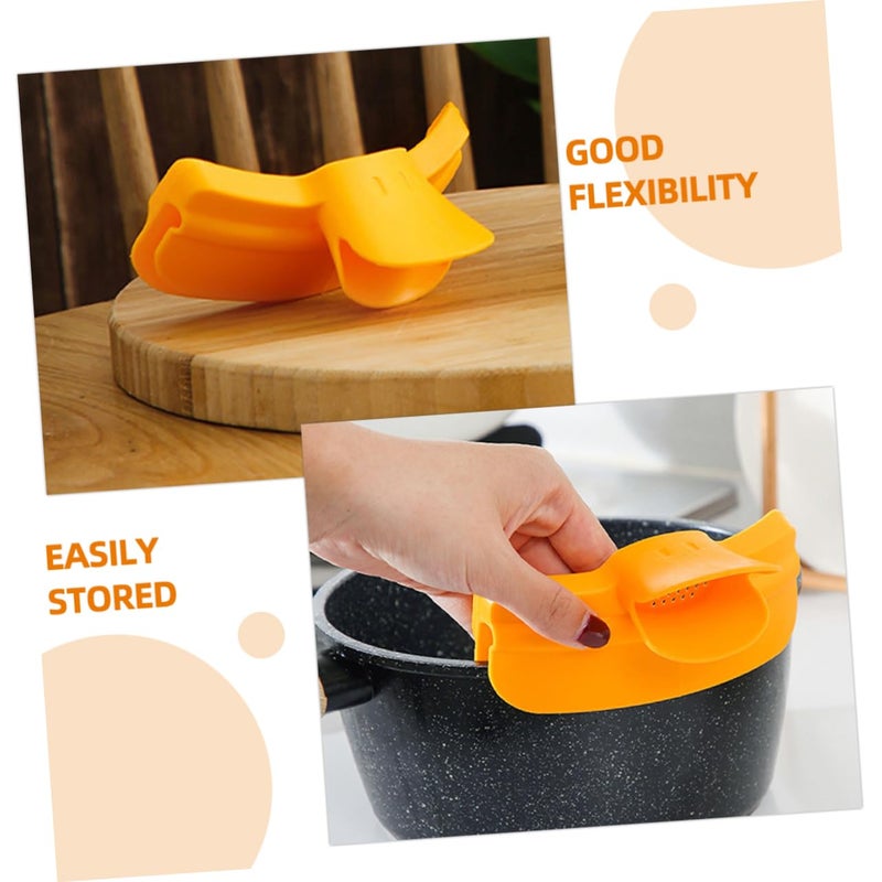 Silicone Easy Pour Deflector Funnel Spill Edge Design for Smooth Liquid Transfer Kitchen Tool - Image 4